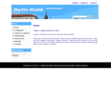 Tablet Screenshot of martin-hladik.cz
